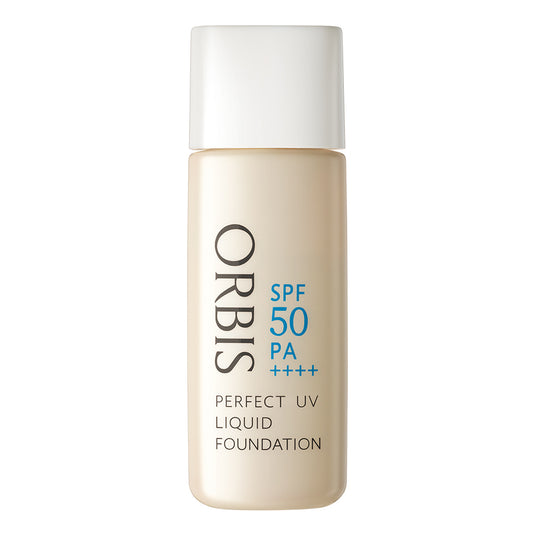 ORBIS Perfect UV Liquid Foundation, SPF50 PA++++, Pink Natural 02: For dull skin, 30ml