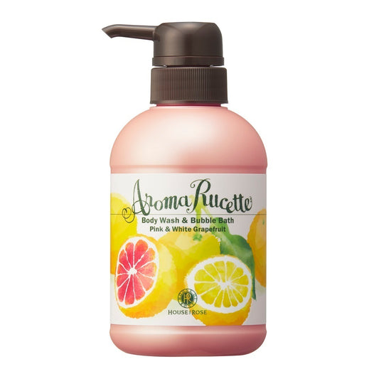 Aromatic Set Body Wash & Bubble Bath PG&WG, 350ml, Pink & White Grapefruit Scent