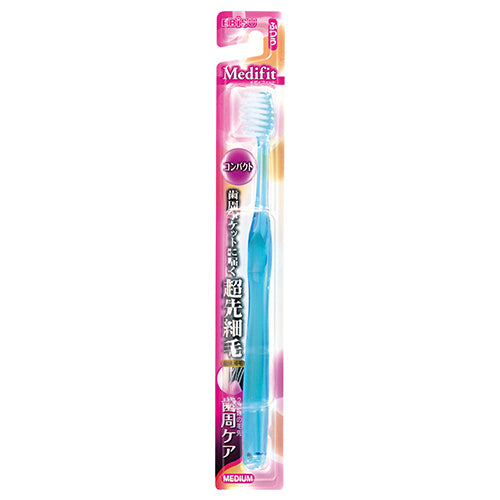 EBIS Medifit Clear Ultra Slim Bristle Toothbrush M (Regular)