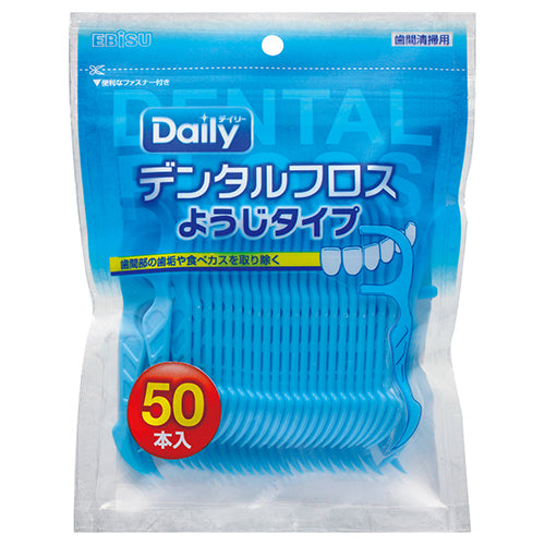 EBIS Dental Floss Pick Type N, 50 Pieces