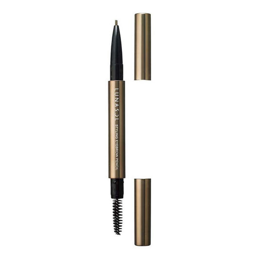 LUNASOL Styling Eyebrow Pencil (Round), Refill, 01 Charcoal Brown, 0.07g