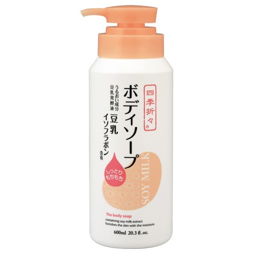 Shikioriori Soy Milk Isoflavone Body Soap, 600ml