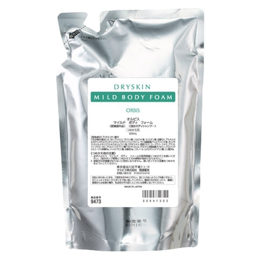 ORBIS Mild body foam, Refill, 500ml, Fragrance-free