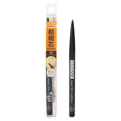 CEZANNE Ultra-fine tip eyebrow, 03 Natural Brown, 0.02g
