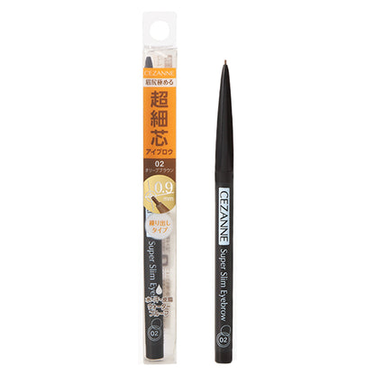 CEZANNE Ultra-fine tip eyebrow, 02 Olive Brown, 0.02g