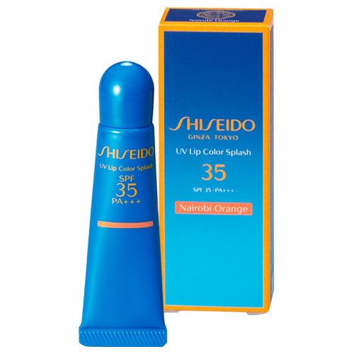 SHISEIDO Suncare UV Lip Color Splash, SPF35 PA+++, Ururu Red, 10g