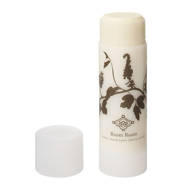 Ruam Ruam Herbal Fresh Soap [White] Original Raw Soap Jumbo Stick, 90g (Herbal)
