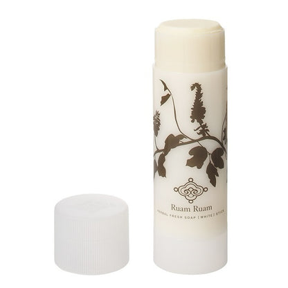 Ruam Ruam Herbal Fresh Soap [White] Original Raw Soap Jumbo Stick, 90g (Herbal)