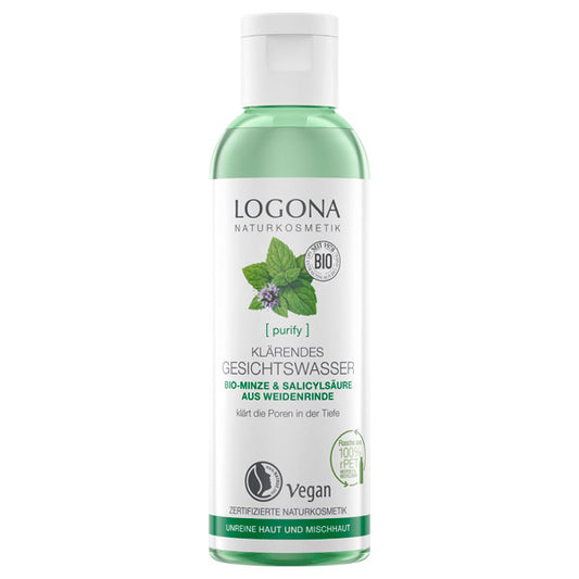 Logona Clarifying Facial Toner (Mint), 125ml