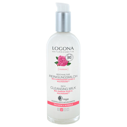 Logona Cleansing Milk (Rose), 125ml
