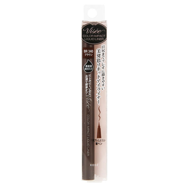 VISEE Riche Color Impact Liquid Liner, BR340 (Brown)