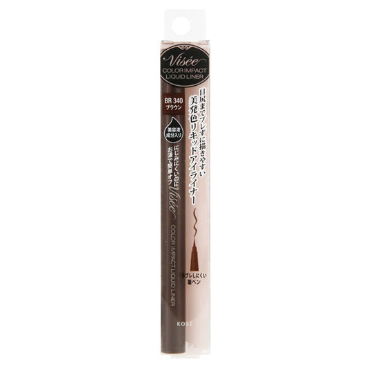 VISEE Riche Color Impact Liquid Liner, BR340 (Brown)