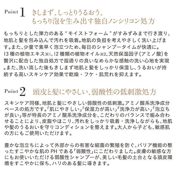 ETVOS Moist Shampoo, Shampoo (body), 230ml