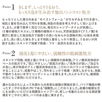 ETVOS Moist Shampoo, Shampoo (body), 230ml