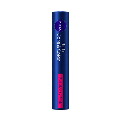 NIVEA Rich care & color lip, SPF20 PA++, Raspberry pink
