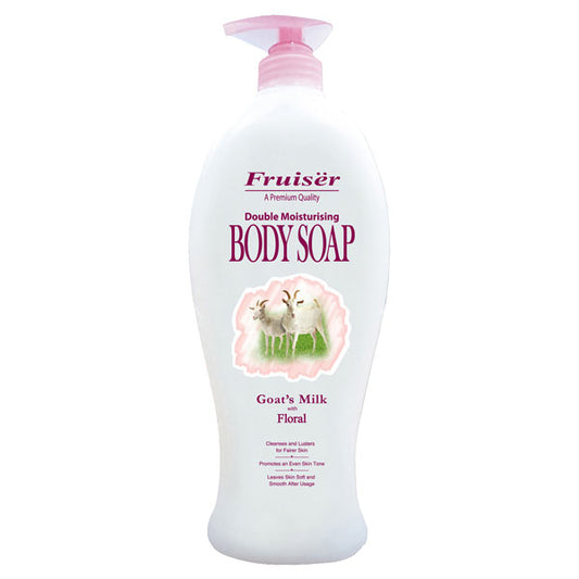 Double Moisture Body Soap Floral, 1000ml, Moisturizing, Floral Scent