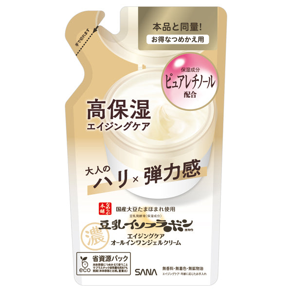 Nameraka Honpo Wrinkle Gel Cream N Refill, 100g