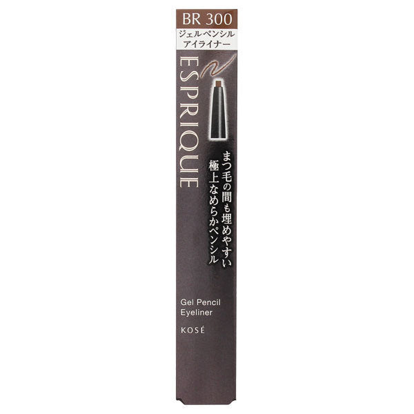 ESPRIQUE Gel pencil eyeliner, BR300 Brown, 0.1g, Fragrance-free