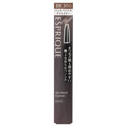 ESPRIQUE Gel pencil eyeliner, BR300 Brown, 0.1g, Fragrance-free