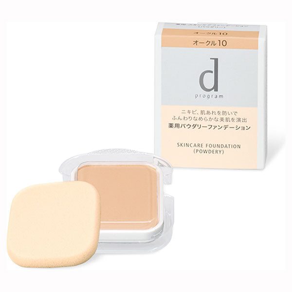 d program Medicated Skincare Foundation (Powdery) Refill (Ochre10)