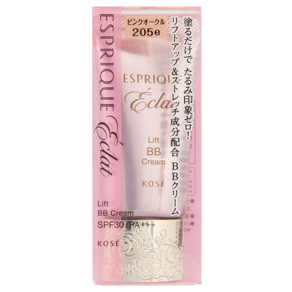 ESPRIQUE Eclat Lift BB Cream, SPF30 PA+++, PO205e Pink Ocher, 30g, Fragrance-free