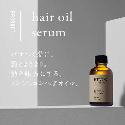 ETVOS Hair oil serum, Treatment (main unit), 50ml, Rose garden scent