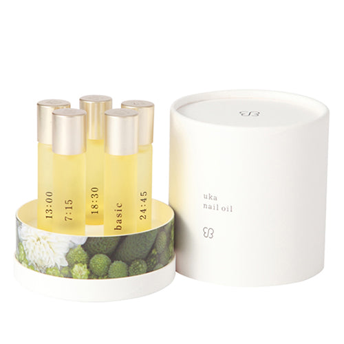 Uka Nail Oil Gohon Set, 5ml×5