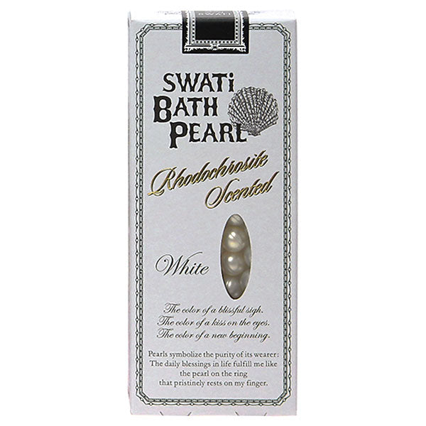 SWATi BATH PEARL WHITE(S), 10g, Inca Rose scent (rose base)