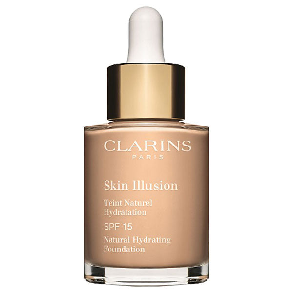CLARINS Skin Illusion Foundation, 105 Nude (Standard Color), 30ml