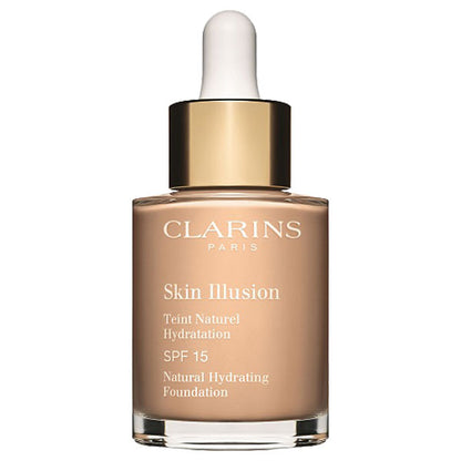 CLARINS Skin Illusion Foundation, 105 Nude (Standard Color), 30ml