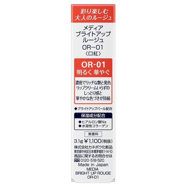 media Bright Up Rouge, OR-01, 3.1g