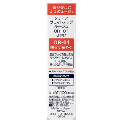 media Bright Up Rouge, OR-01, 3.1g