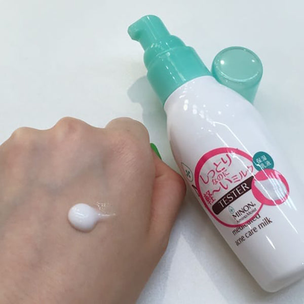 MINON Amino Moist Medicated Acne Care Milk, 100g, Fragrance-free