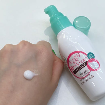 MINON Amino Moist Medicated Acne Care Milk, 100g, Fragrance-free