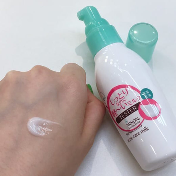 MINON Amino Moist Medicated Acne Care Milk, 100g, Fragrance-free