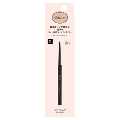 VISEE Riche Melty Sharp Gel Liner, [BK001] Black, 0.1g