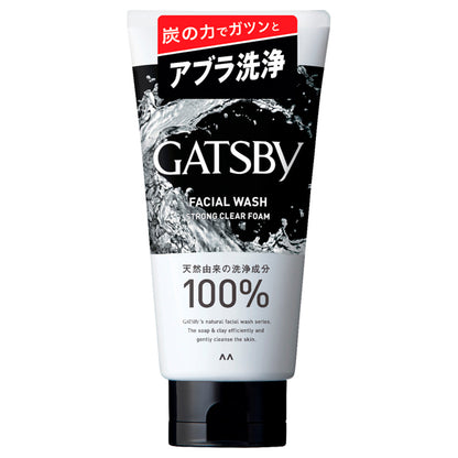 GATSBY Strong Clear Facial Wash (Fresh Citrus), 130g
