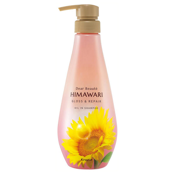 Dear Beaute Oil-in-shampoo Gloss & Repair Pump, Shampoo, 500ml, Sparkling floral scent