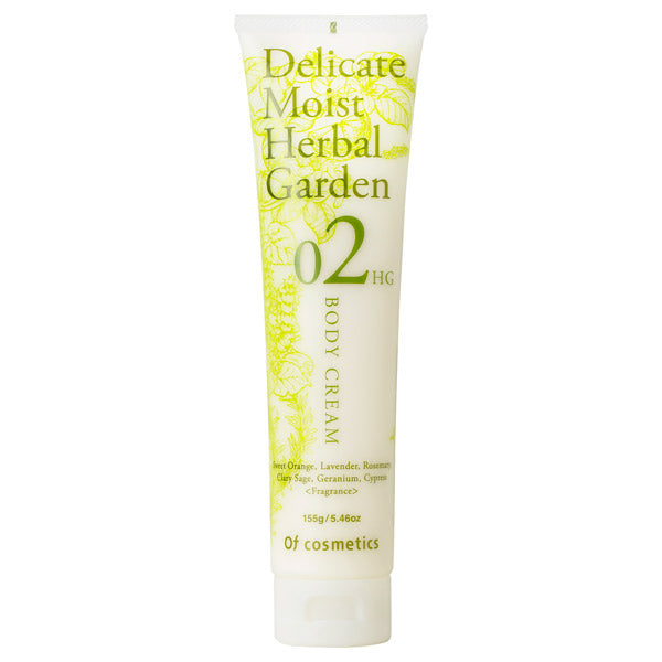 Of cosmetics Body Cream 02-HG Smooth (Herbal Garden Scent), 155g