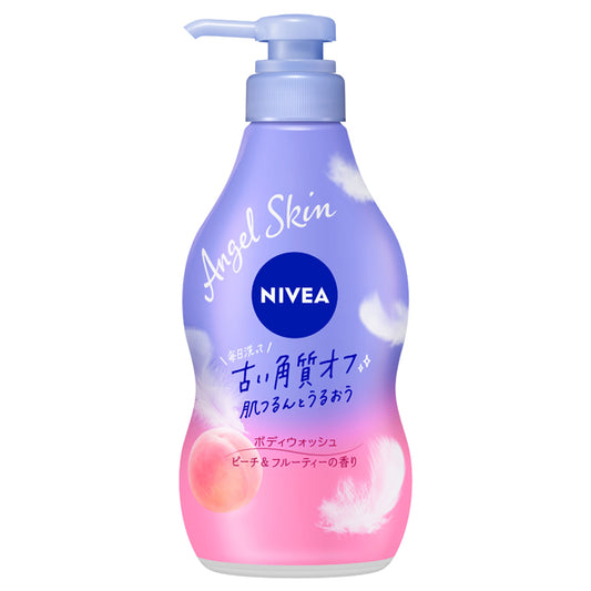 Nivea Angel Skin Body Wash Pump, 480ml (Peach & Fruity)