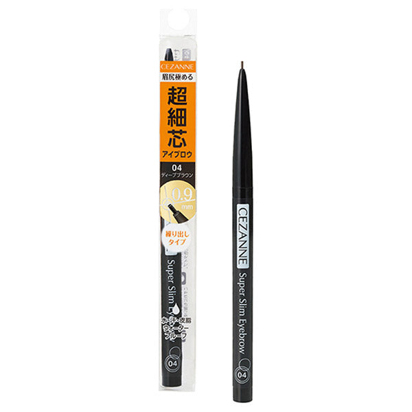 CEZANNE Ultra-fine tip eyebrow, 04 Deep Brown, 0.02g
