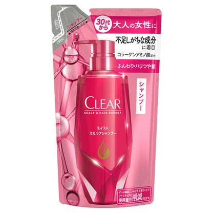 CLEAR Moist Scalp Shampoo Refill (Floral Fruity), 300g
