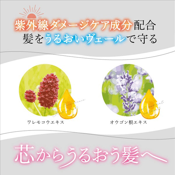 Moist Rich Shampoo Bottle, 500ml, Moisturizing, Peony & Rose Scent