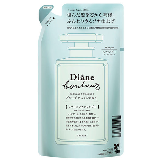 Moist Diane Diane Bonheur Damage Repair & Shine Shampoo Refill, 400ml (Blue Jasmine)
