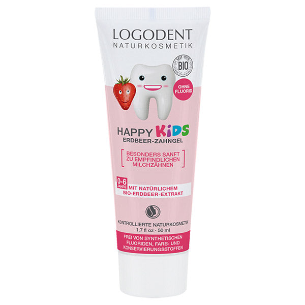 LOGONA Kids Strawberry Toothpaste Gel, 50ml