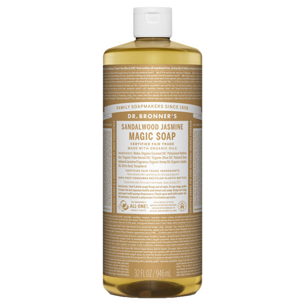 Dr. Bronner's Magic Soap Sandalwood & Jasmine, 946ml (Sweet Oriental)