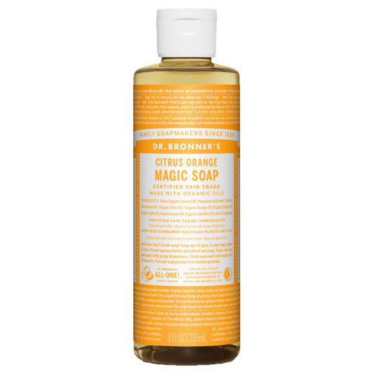 Dr. Bronner’s Magic Soap (Citrus Orange), 237ml