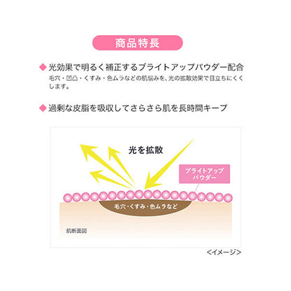 KiSS Matte Chiffon UV High Coverage Base, SPF50 PA+++, 01 Light One-tone bright natural color, 37g