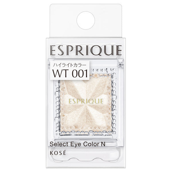ESPRIQUE Select Eye Color N, [WT001] White, 1.5g, Smooth
