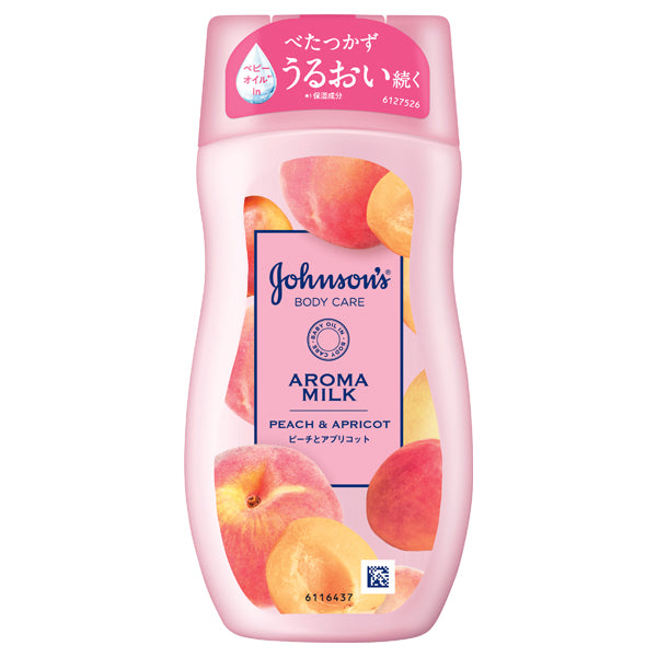 Johnson's Body Care Lasting Moisture Aroma Milk, 200g, Peach and Apricot Scent